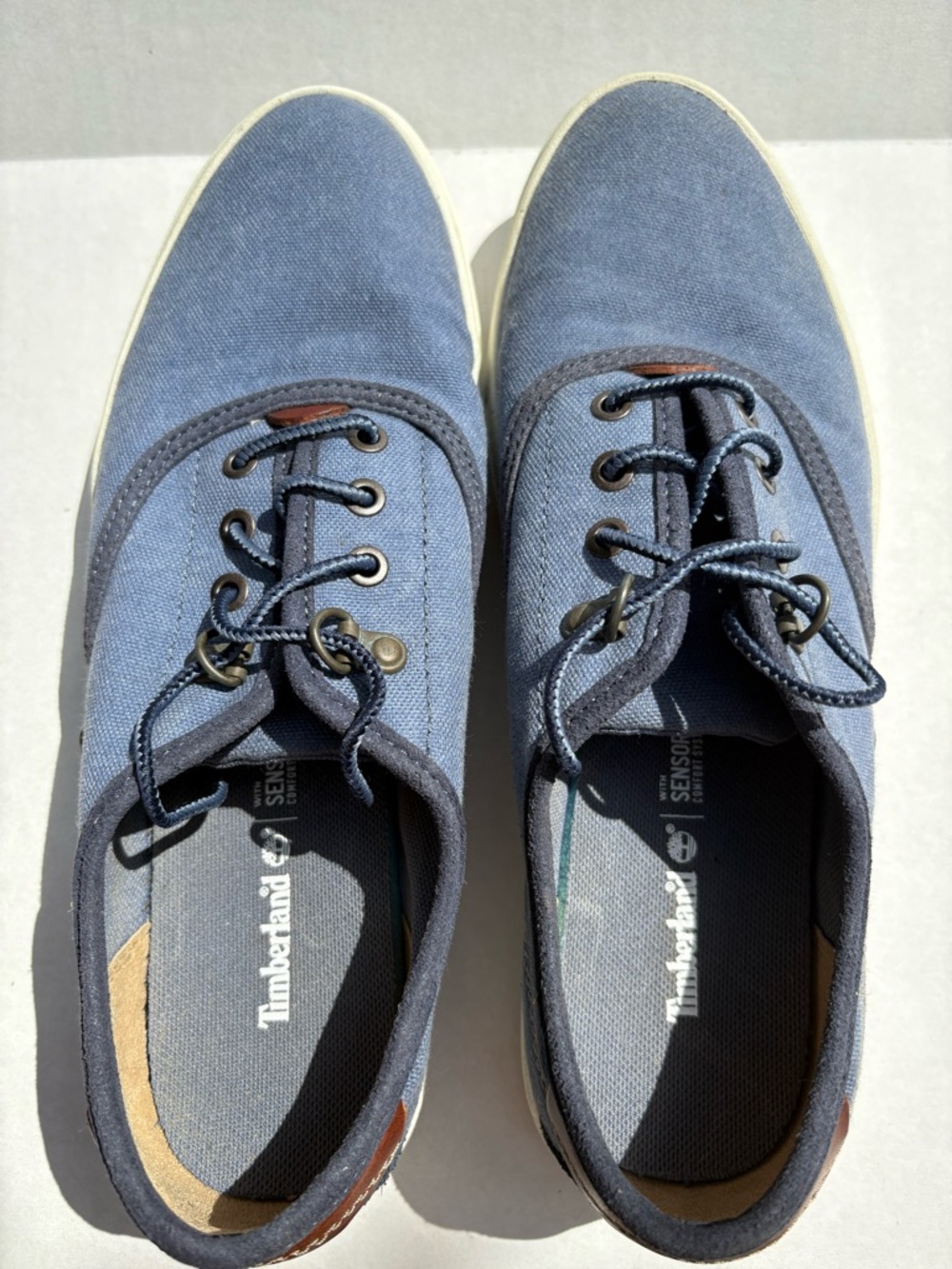 TIMBERLAND WOMEN AMHERST OXFORD CANVAS CASUAL SNEAKERS - Picture 4 of 13